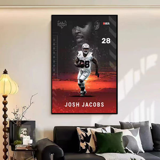 JOSH JACOBS  Wall Art