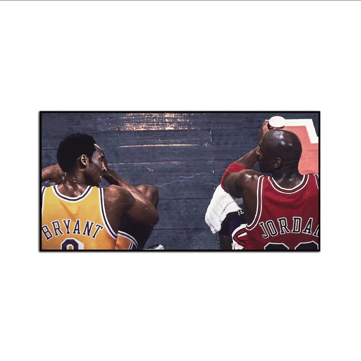 Michael Jordan and Kobe Bryant Wall Art