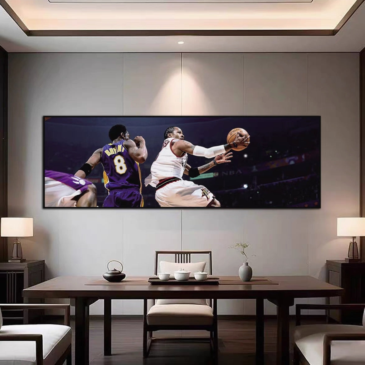 Kobe Bryant And Allen Iverson Wall Art