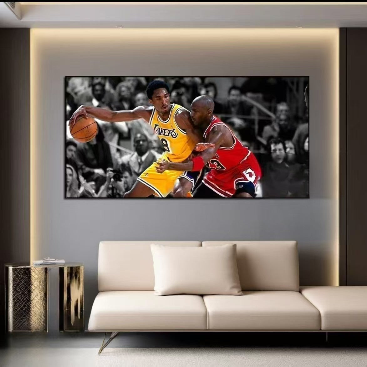 Michael Jordan and Kobe Bryant Wall Art