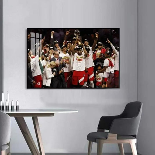 Art mural du championnat des Toronto Raptors 2019