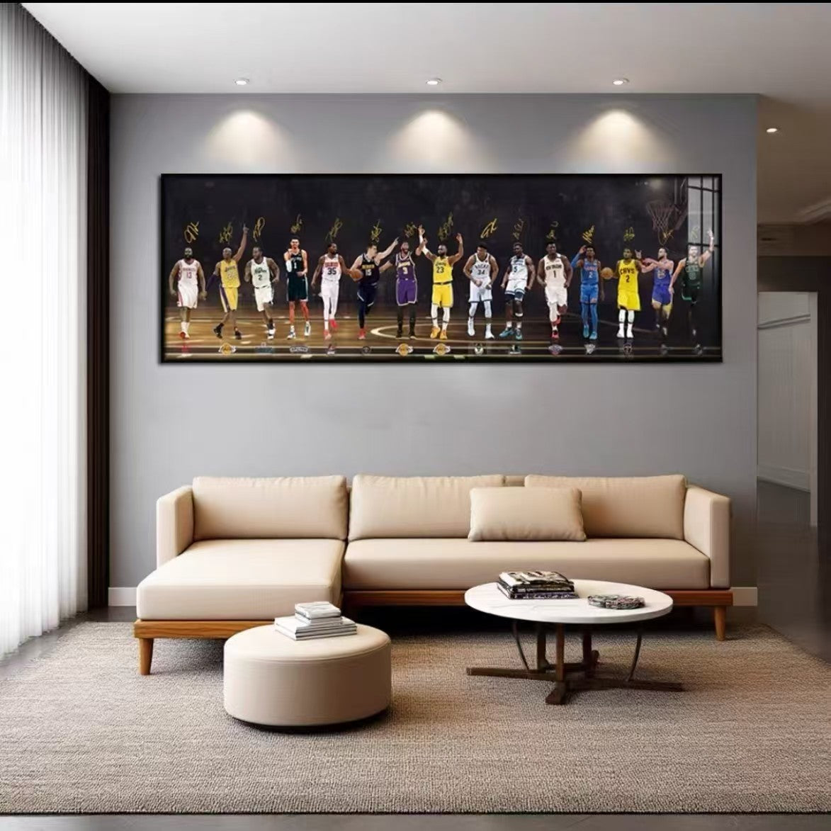 All-Basketball Star Wall Art
