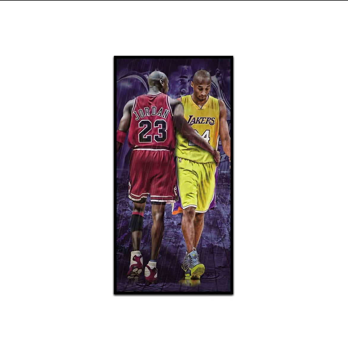 Michael Jordan and Kobe Bryant Wall Art