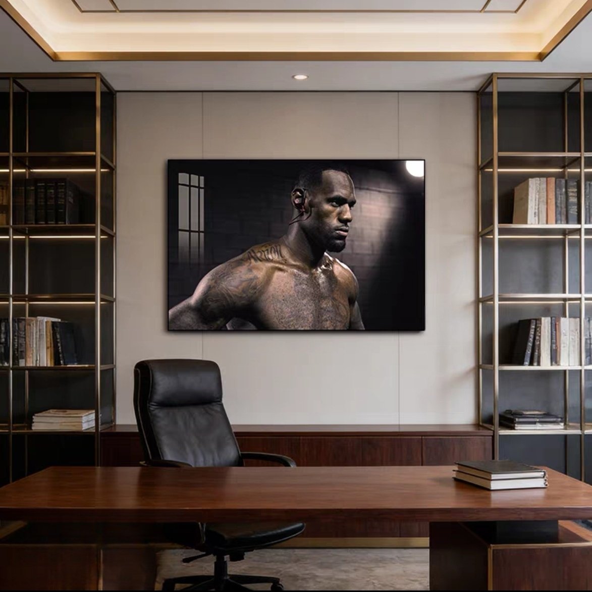 Arte de pared de LeBron James
