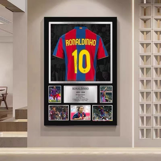 Art mural décoratif de Ronaldinho