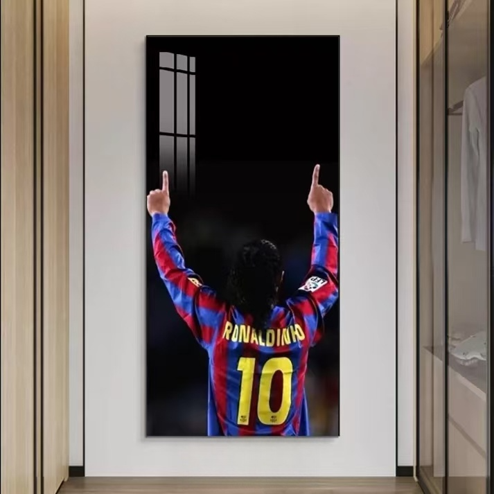 Art mural décoratif de Ronaldinho