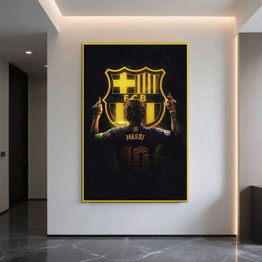 Lionel Messi Wandkunst
