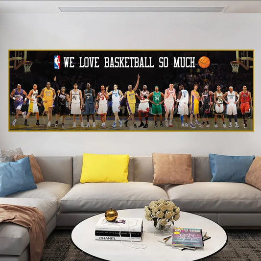 All-Basketball Star Wall Art