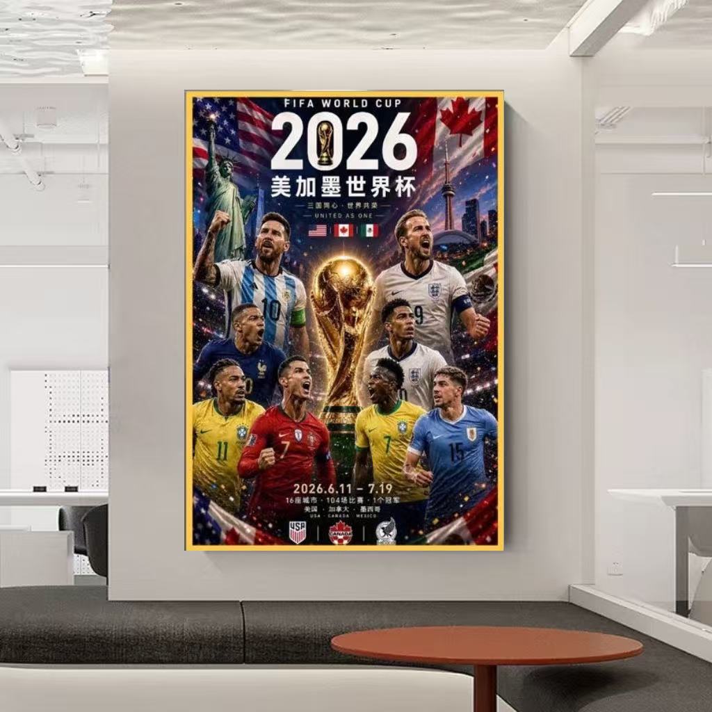 Arte de pared de Lionel Messi