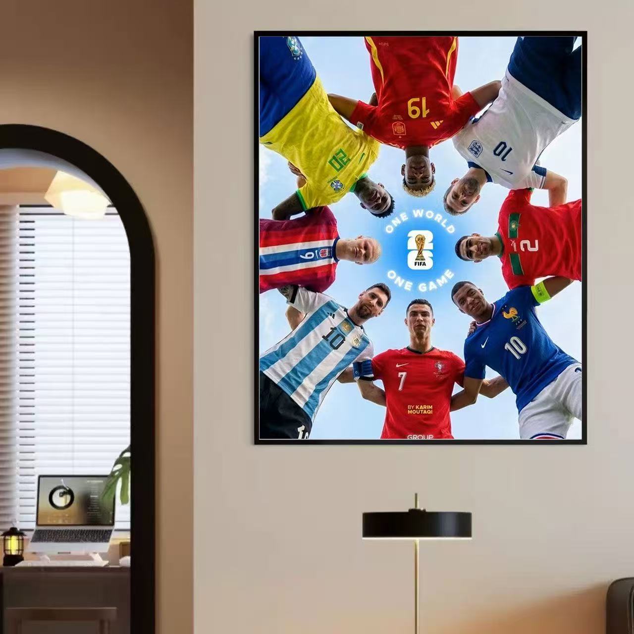 Lionel Messi Wandkunst