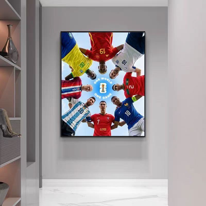 Lionel Messi Wandkunst