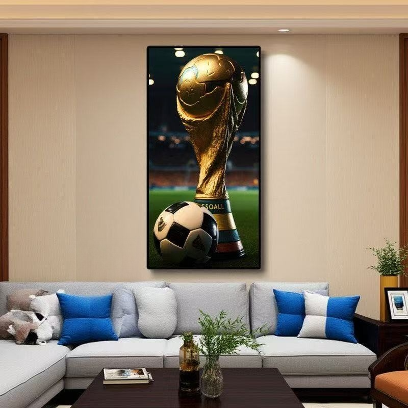 Lionel Messi Wandkunst