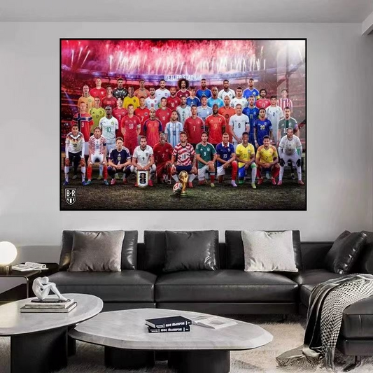 all football Wall Art