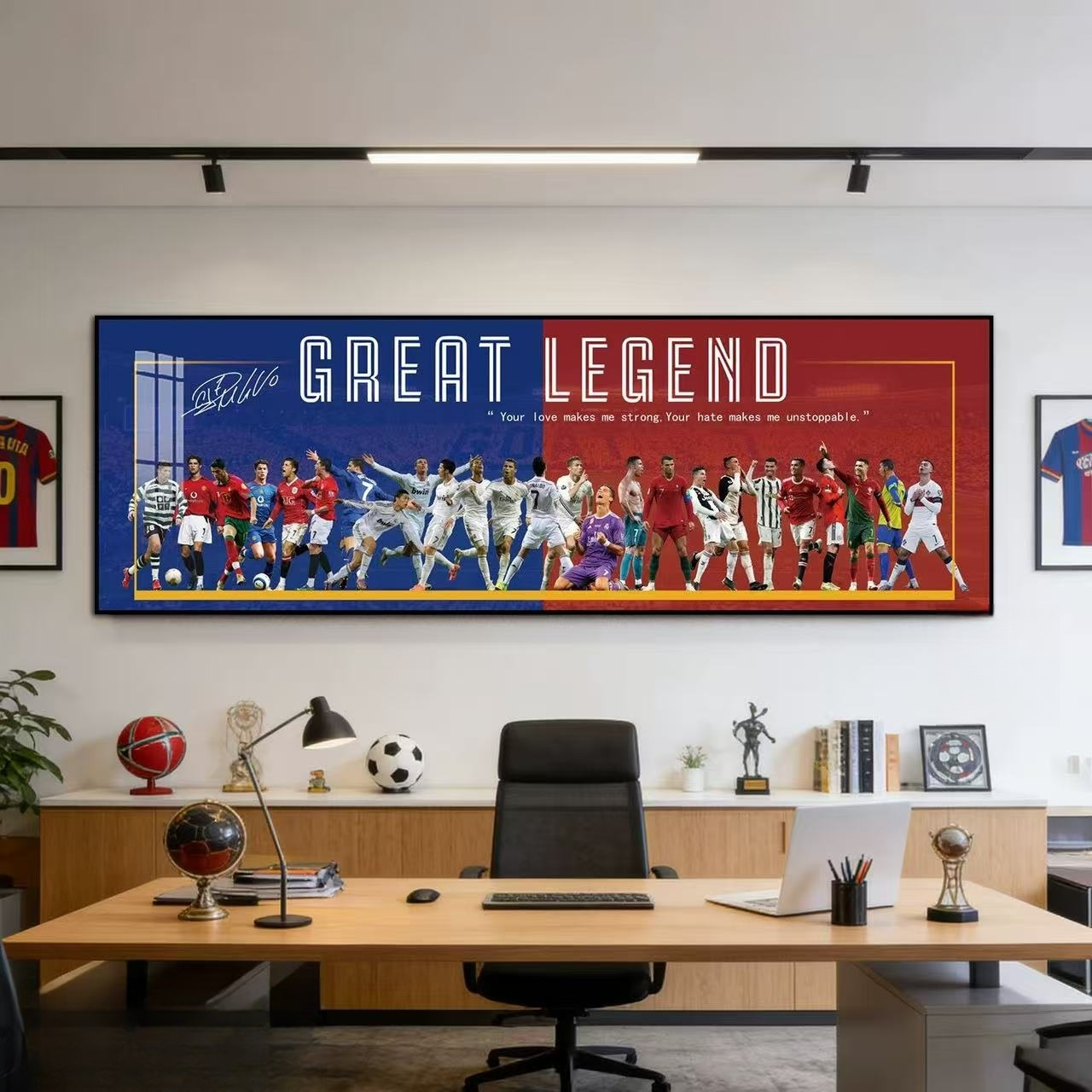 Arte de la pared de Cristiano Ronaldo
