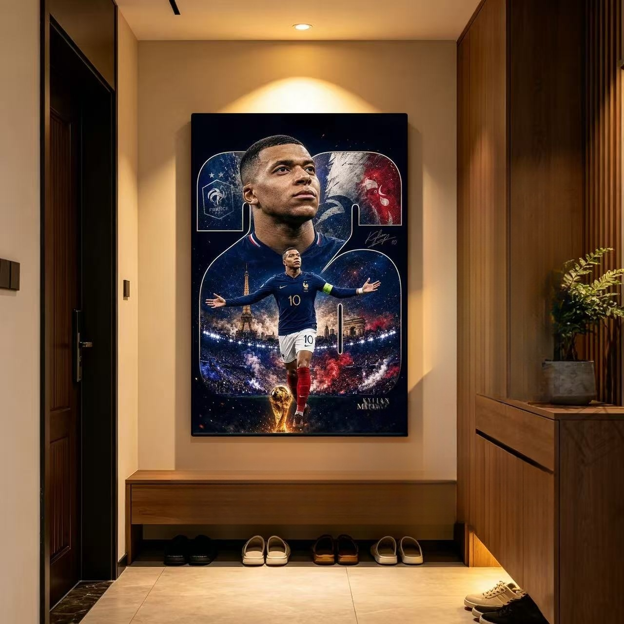 Kylian Mbappe Wall Art