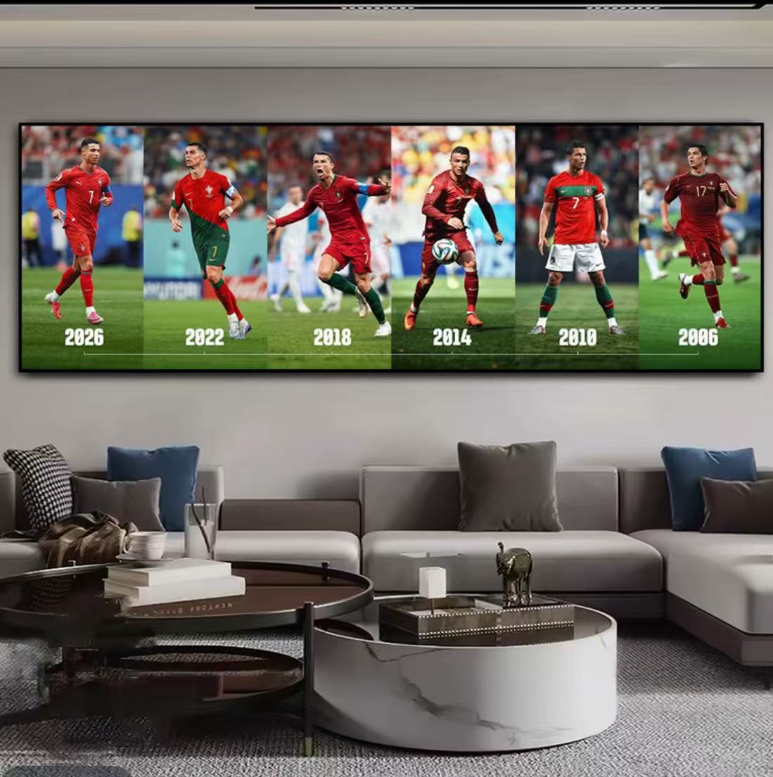 Arte de la pared de Cristiano Ronaldo