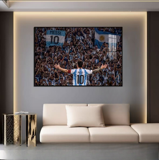 Lionel Messi Wandkunst