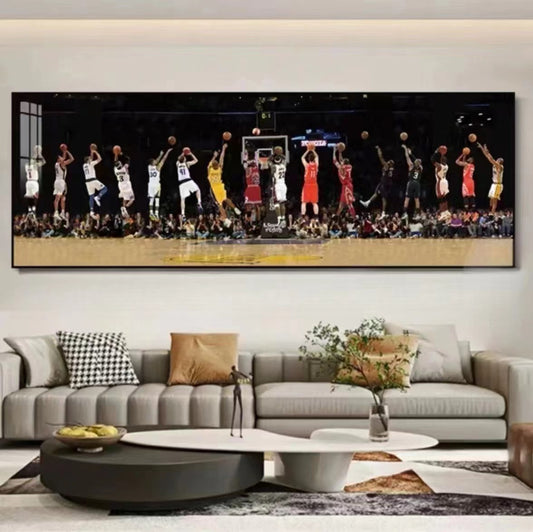 All-Basketball Star Wall Art