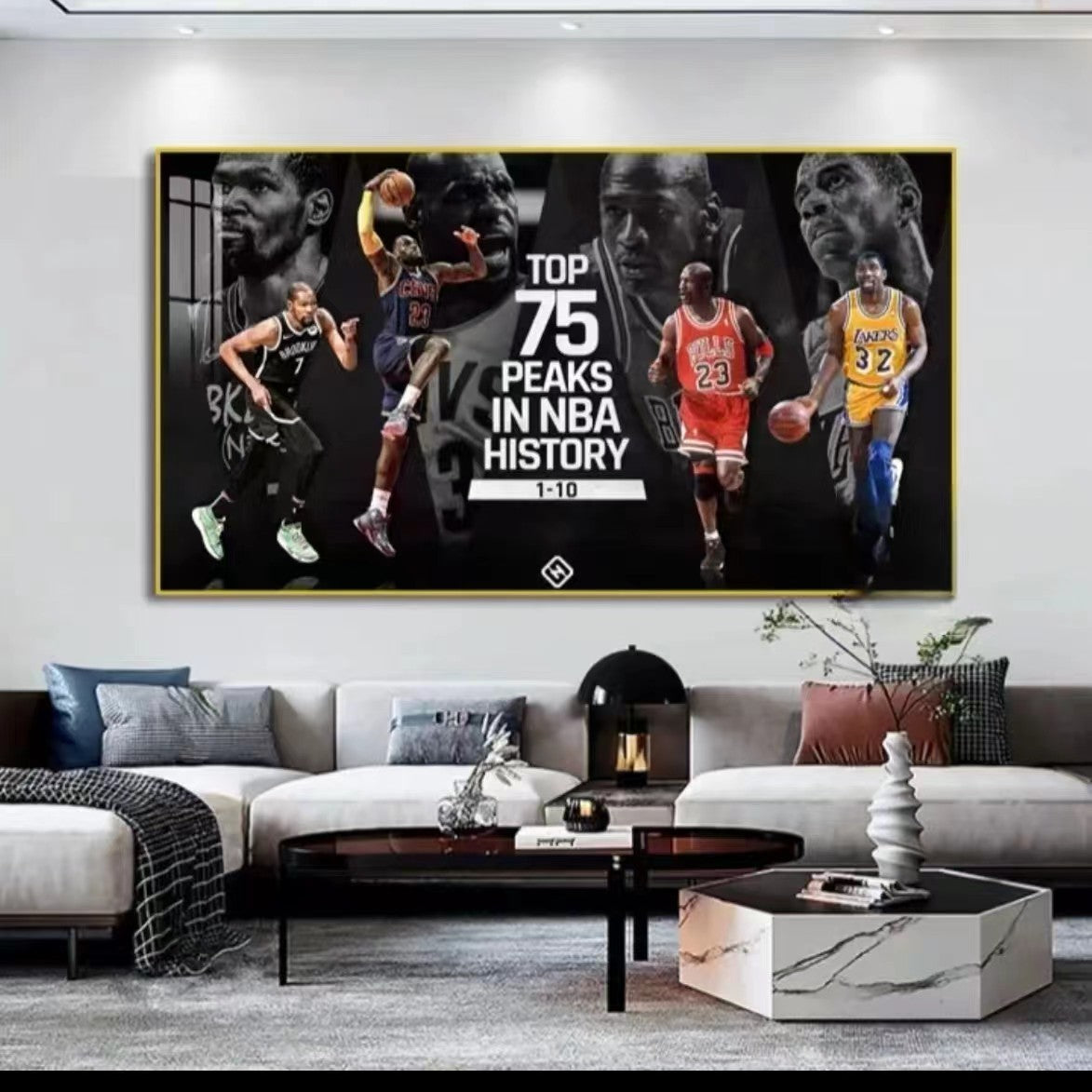 All-Basketball Star Wall Art