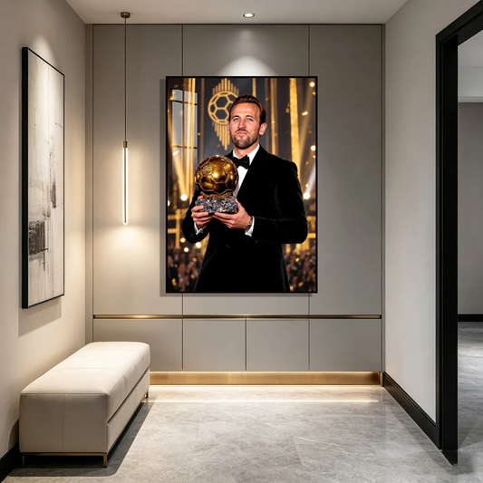 2026Harry Kane Golden Ball Winner Star Football Poster Wall Art Decor