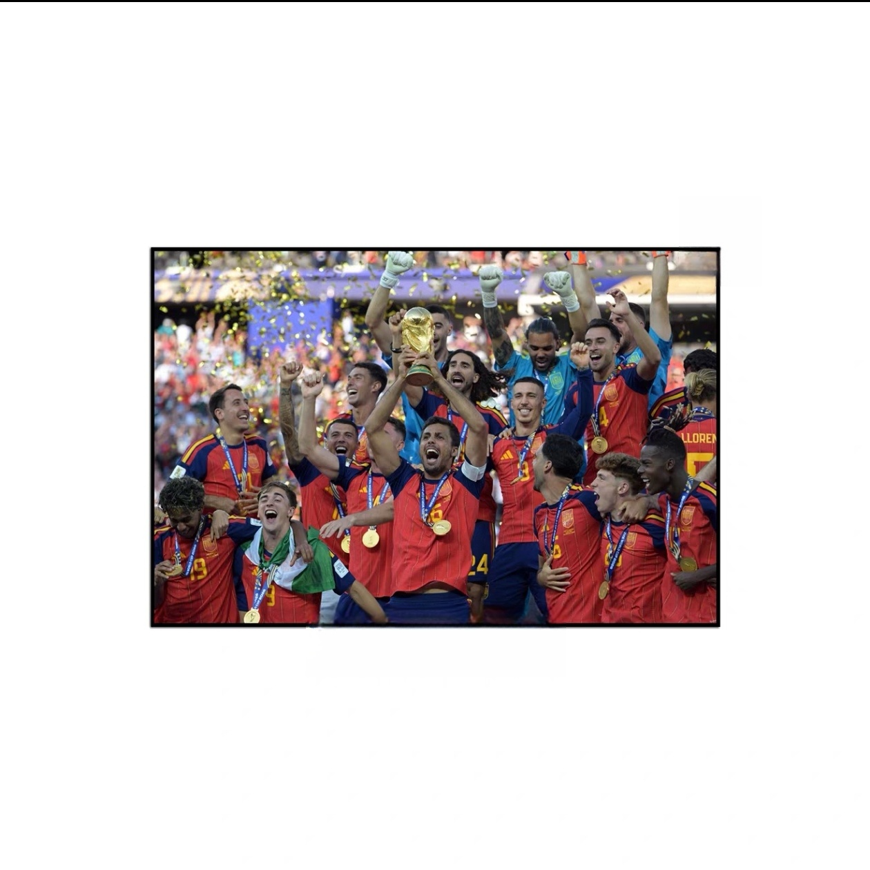 Spain 2026 World Cup Champions Wall Art