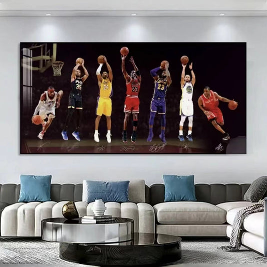 All-Basketball Star Wall Art