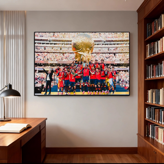 Spain 2026 World Cup Champions Wall Art