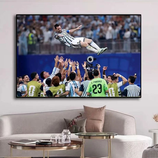 Art mural Lionel Messi