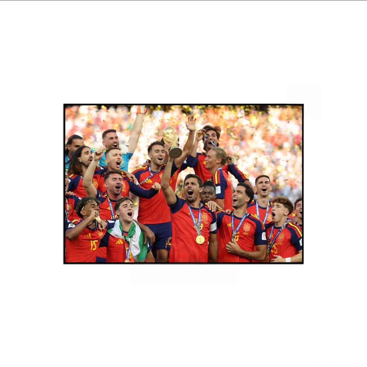 Spain 2026 World Cup Champions Wall Art