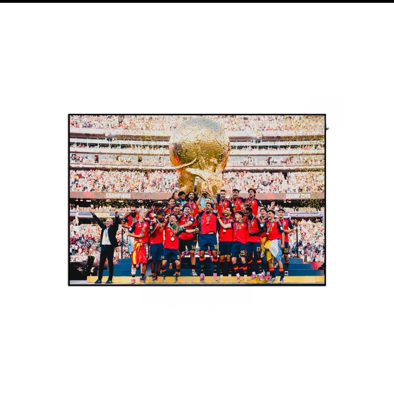 Spain 2026 World Cup Champions Wall Art