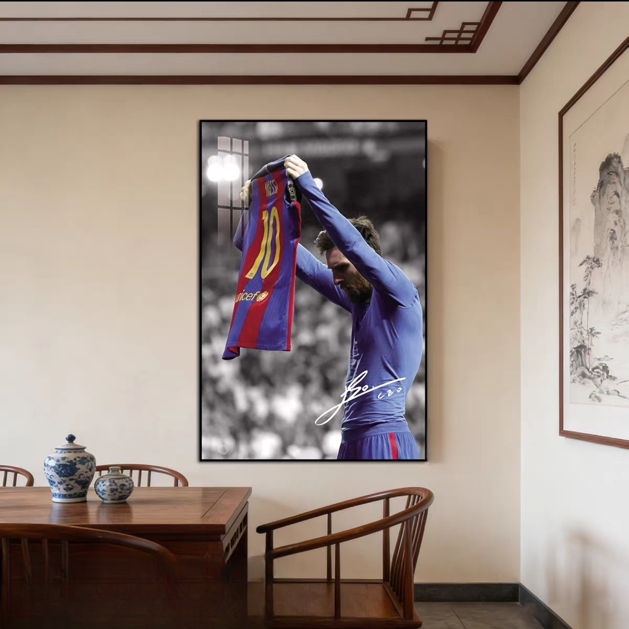 Art mural Lionel Messi