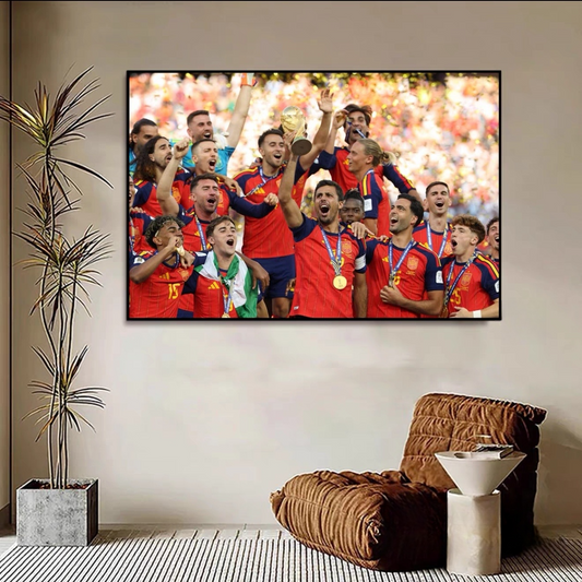 Spain 2026 World Cup Champions Wall Art