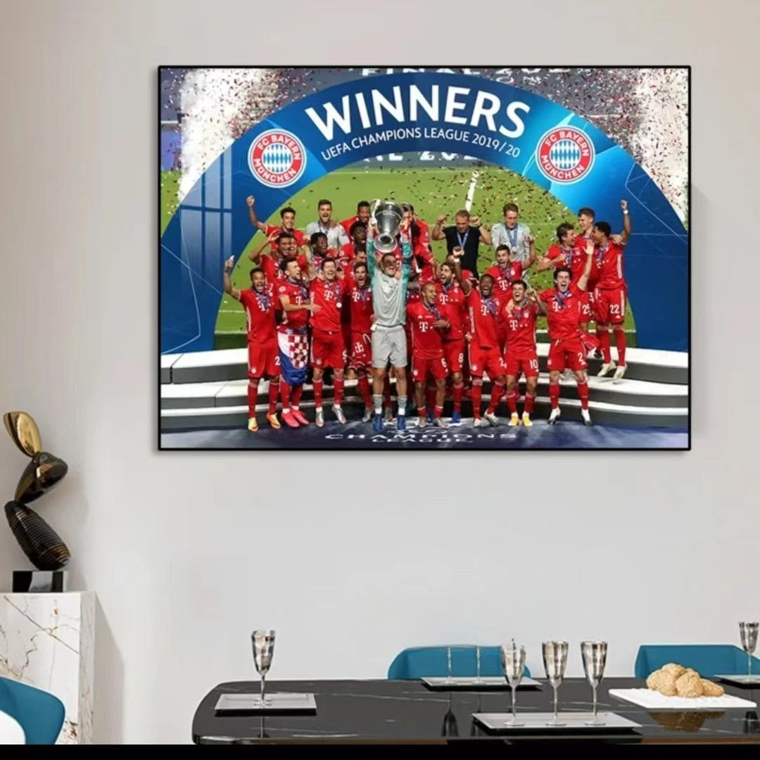 Arte de pared del FC Bayern de Múnich