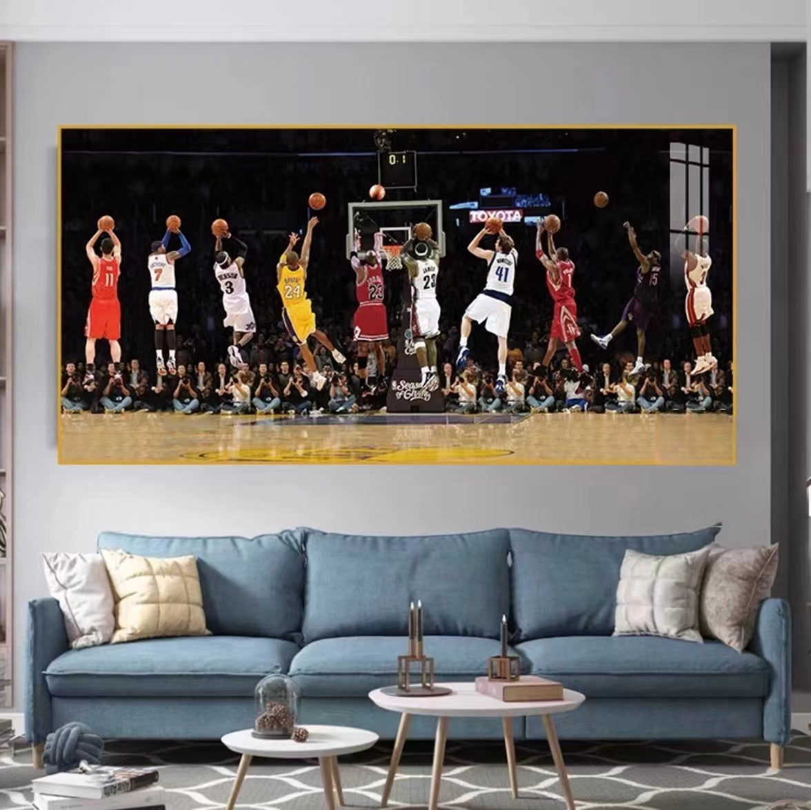 All-Basketball Star Wall Art