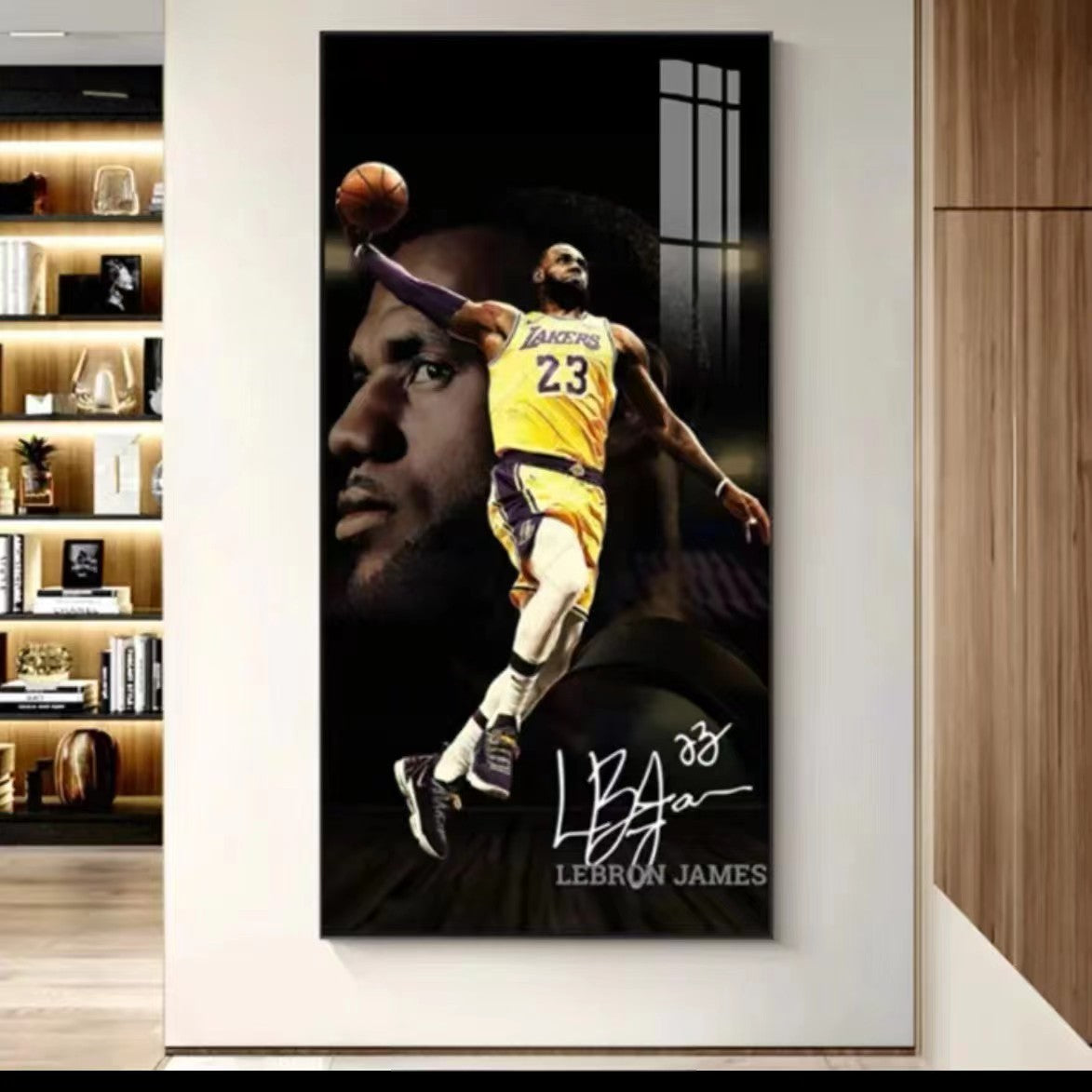 LeBron James Wandkunst