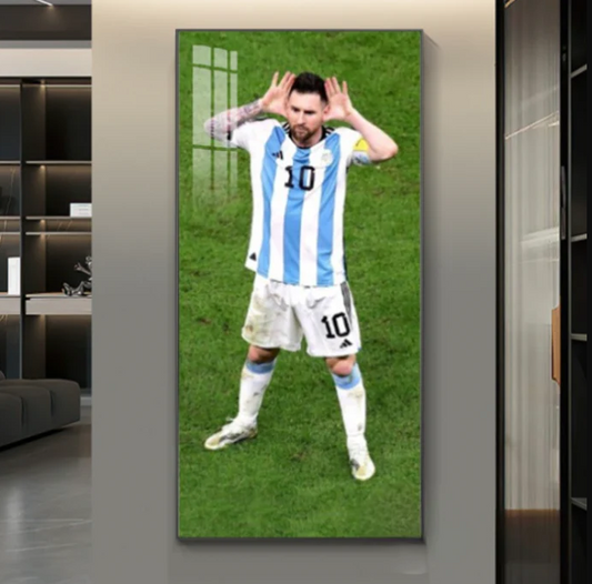 Lionel Messi Wandkunst