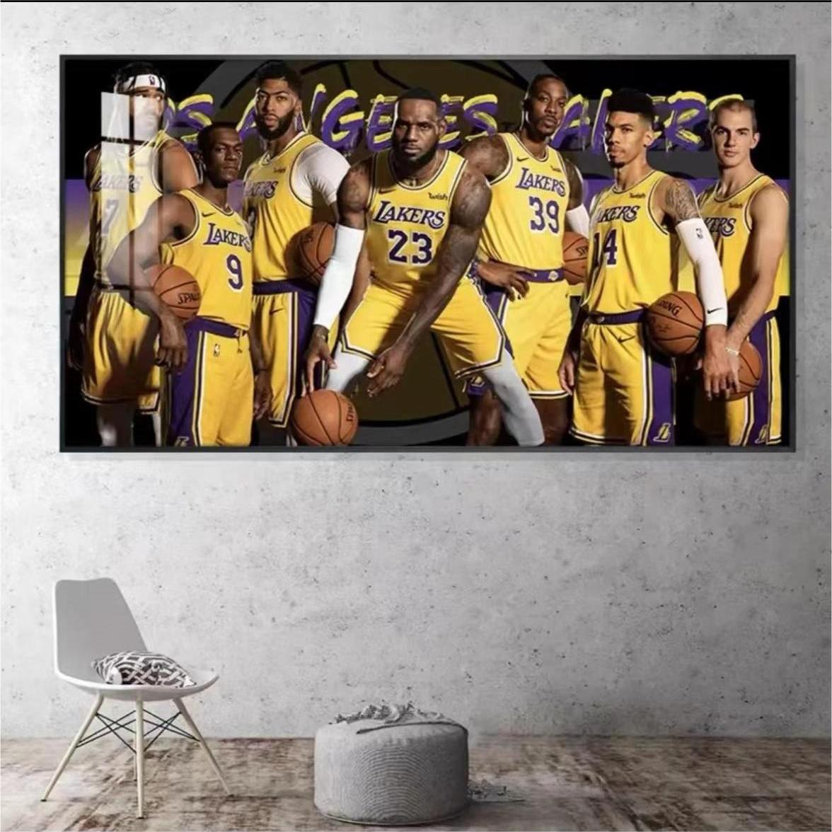 Arte de pared de Los Ángeles Lakers