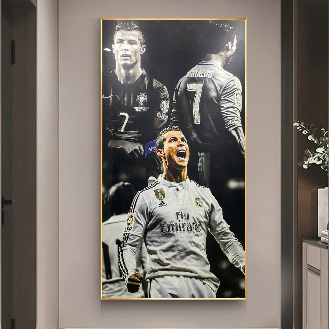 Cristiano Ronaldo Real Madrid dekorative Wandkunst