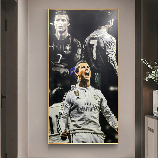 Cristiano Ronaldo Real Madrid Decorative Wall Art