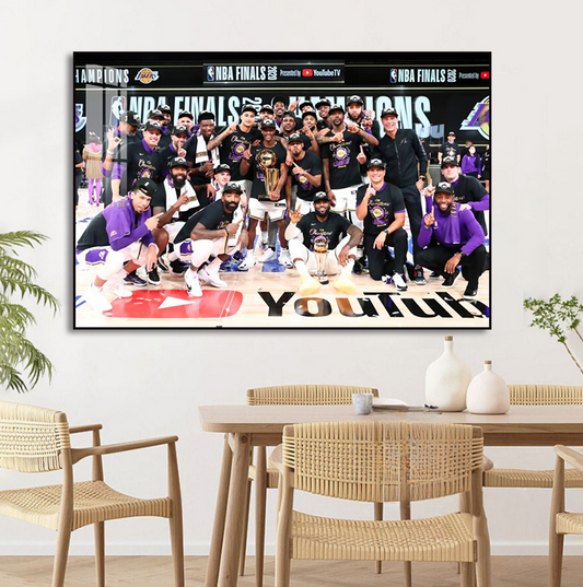 Arte mural del Campeonato de Los Ángeles Lakers 2020