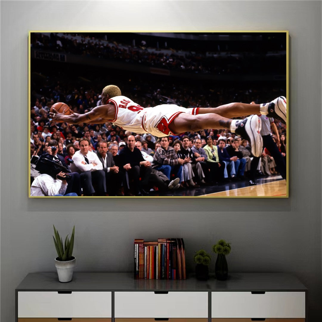 Dennis Rodman Classic Save Wall Art