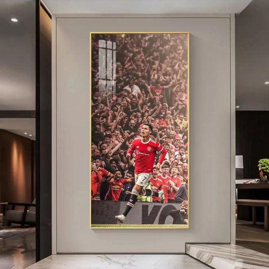 Arte de la pared de Cristiano Ronaldo