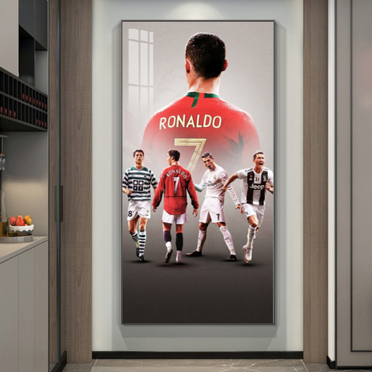 Arte de la pared de Cristiano Ronaldo