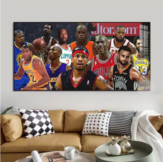 All-Basketball Star Wall Art