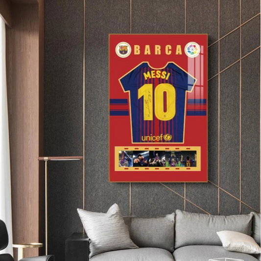 Arte de pared de la camiseta de Lionel Messi (camiseta gráfica)