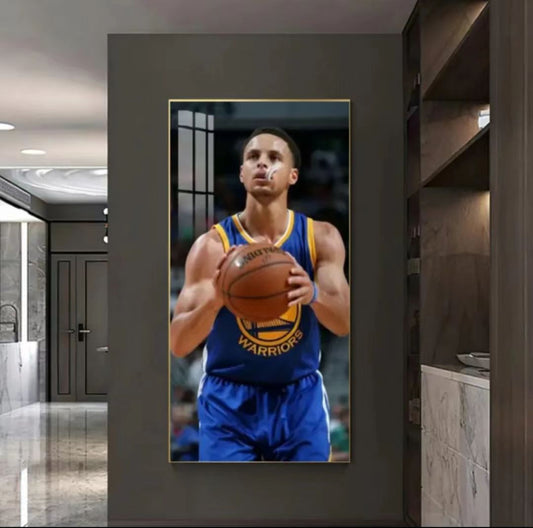 Stephen Curry Wandkunst