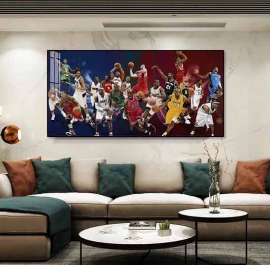 All-Basketball Star Wall Art