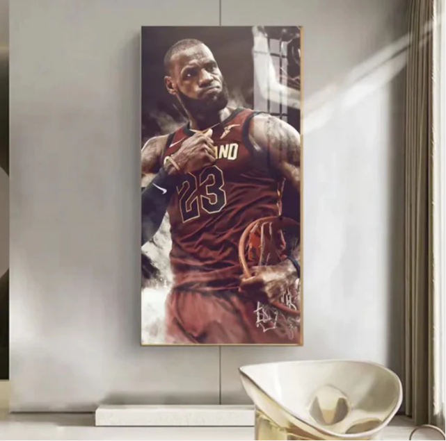 LeBron James Wandkunst