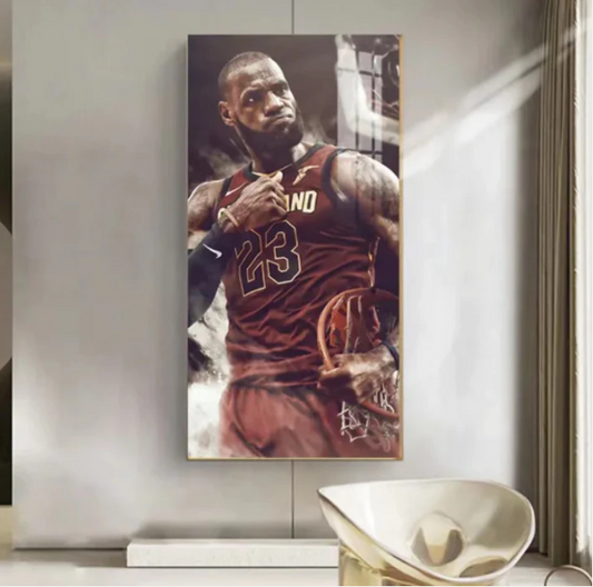 Arte de pared de LeBron James