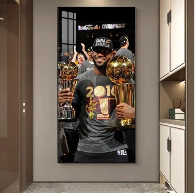 Arte de pared de LeBron James